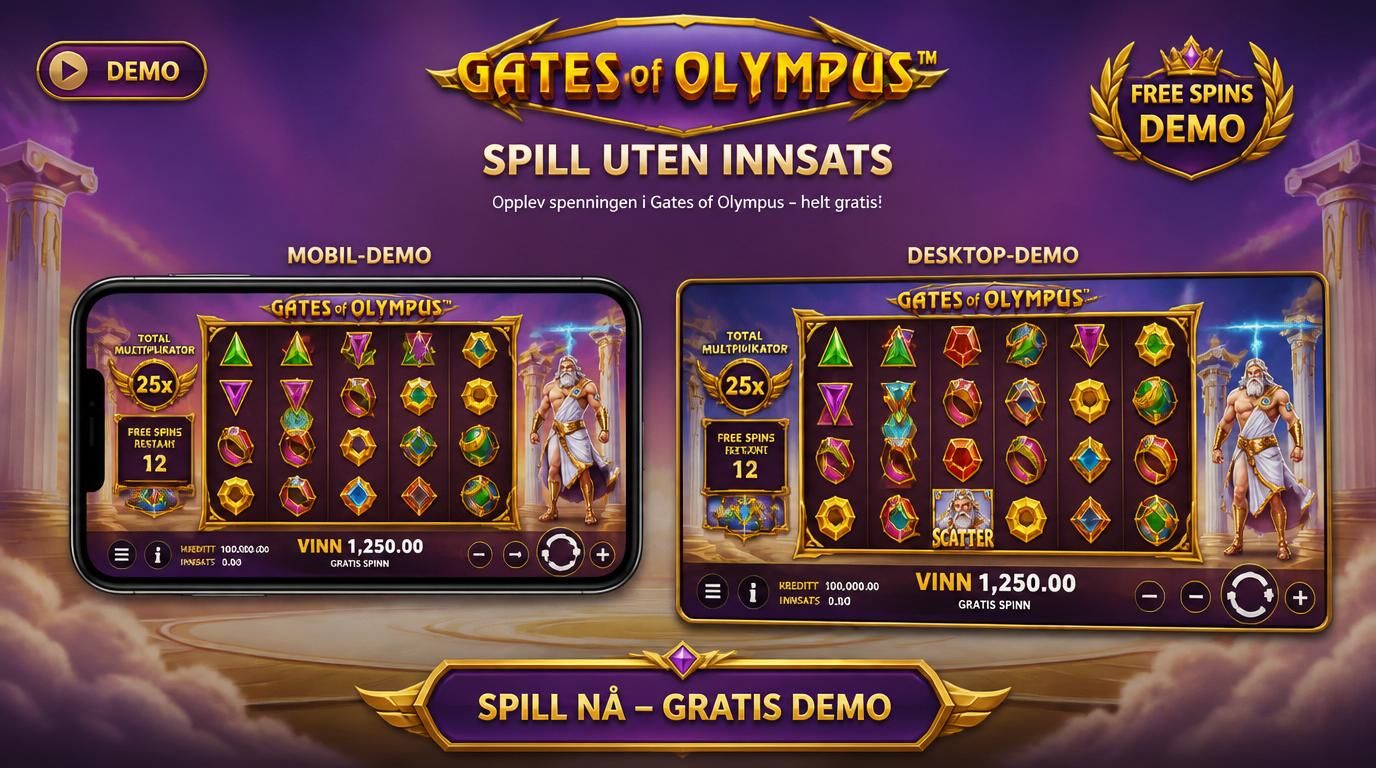 Demo-versjon fremhevet uten penger på spill
